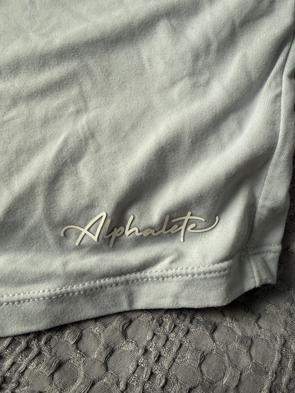 Alphalete White Crop Tank Top - Picture 2 of 3
